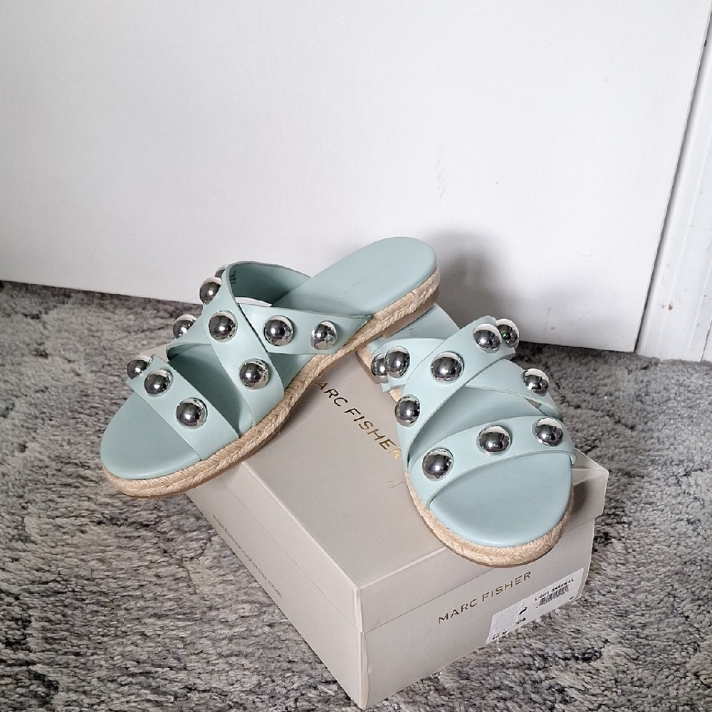 Marc Fisher Flat Slides NWT/NIB size 10